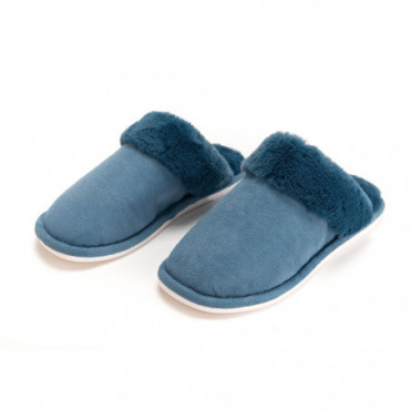 Chaussons Luxe Bleu Nuit 37 / 38