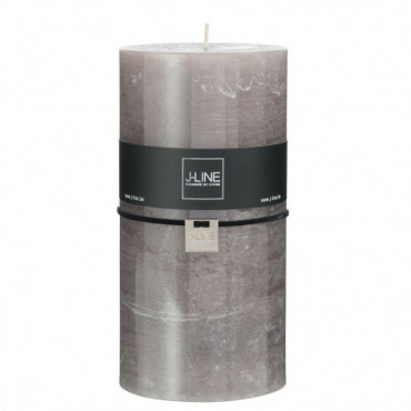 Bougie Cylindrique Taupe Xxl-140H
