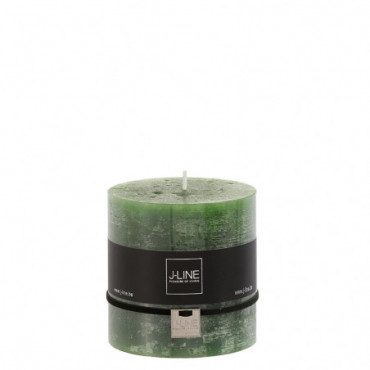 Bougie Cylindrique Vert Clair -75H