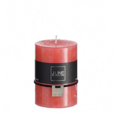 Bougie Cylindrique Rouge M 42H