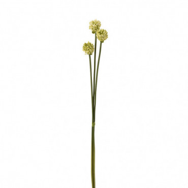 Bouquet Allium Plastique Jaune Clair