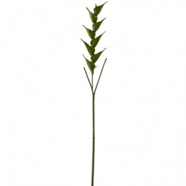 Branche Heliconia Plastique Vert