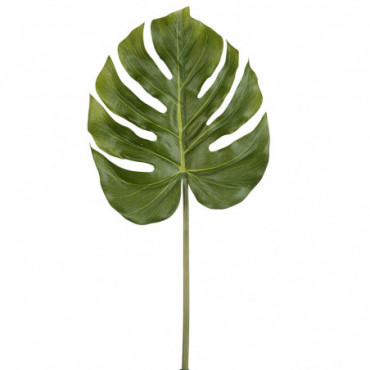 Philodendron Real Touch Une Feuille Vert 81Cm