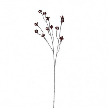 Branches Baies Plastique Rouge/Marron