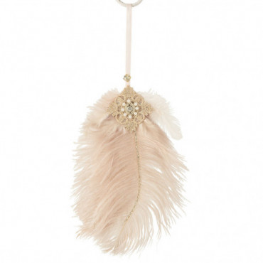 Suspension Plumes Strass
