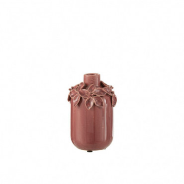 Vase Fleur Ceramique Rose