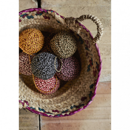 Ficelle Baker Twine - 2mm - Bobine Ficelle - Coton Recyclé - Vert Et Blanc