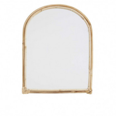Miroir Ovale Avec Bambou