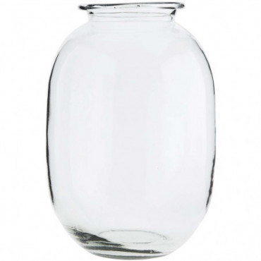 Vase En Verre Transparent 20X34Cm Transparent