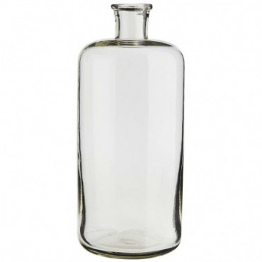Vase En Verre Transparent 10X25Cm 1.5 L