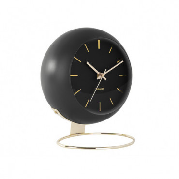 Horloge De Table Globe Noir