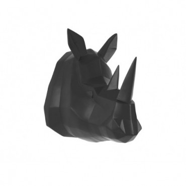 Suspension Murale Origami Rhino Noir