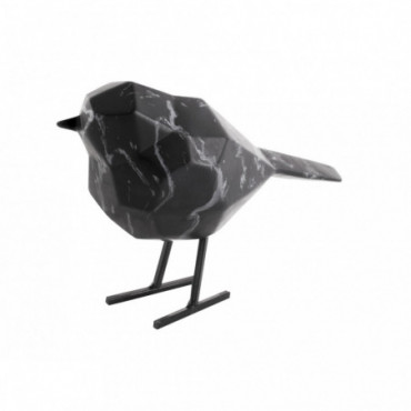 Statue Oiseau Petit Marbre Noir