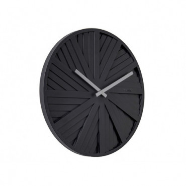 Horloge Murale Slides Noir