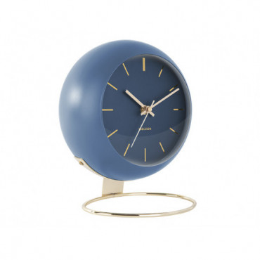 Horloge De Table Globe Bleu