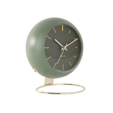 Horloge De Table Globe Vert