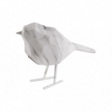 Statue Oiseau Petit Marbre Blanc