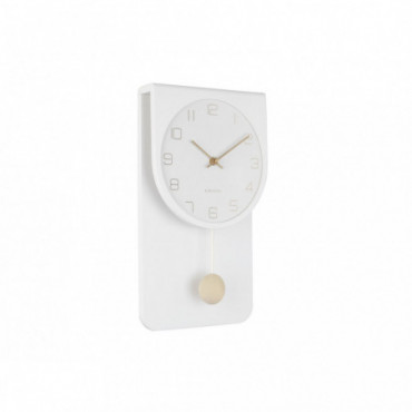 Horloge Murale Casa Pendulum Blanc