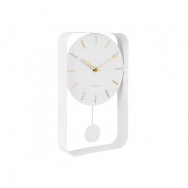 Horloge Murale Pendulum Charm Petit Blanc