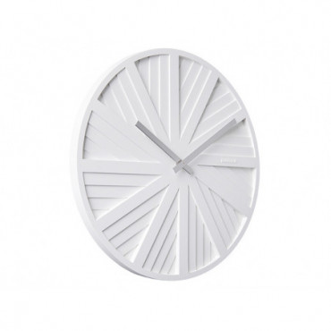 Horloge Murale Slides Blanc
