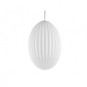 Lampe Suspendue Smart Oval Large Blanc