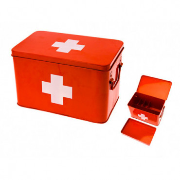 Boîte à pharmacie croix Le Rouge