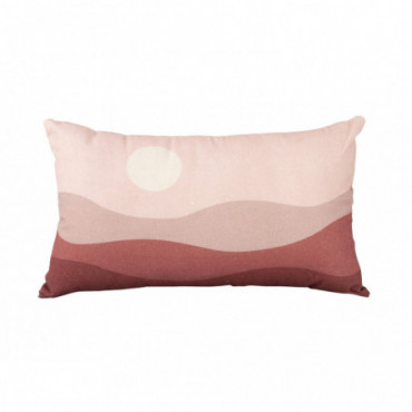Coussin Sunset Rectangulaire Rose