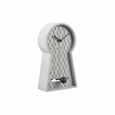 Horloge de Table Honeycomb Pendulum Gris