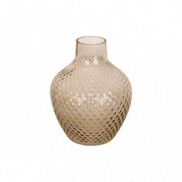 Vase Delight Marron