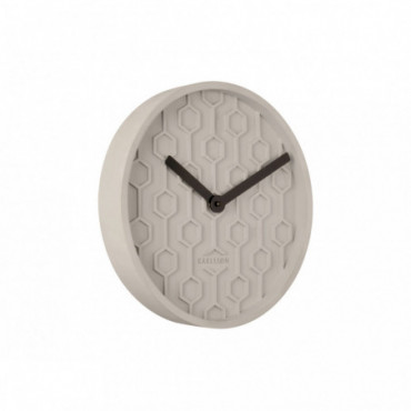 Horloge Murale Honeycomb Gris