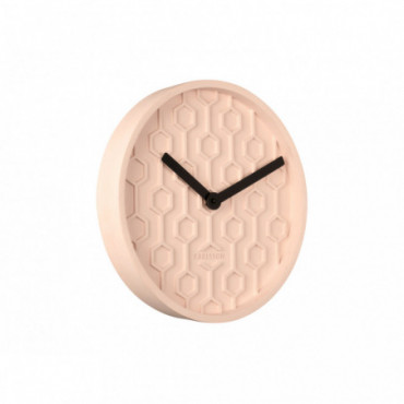 Horloge Murale Honeycomb Rose