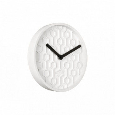 Horloge Murale Honeycomb Blanc