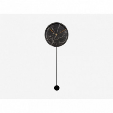 Horloge murale Pendulum Longue Noir