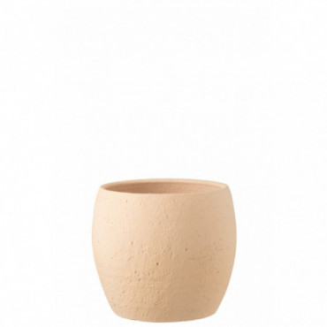 Cache-pot Enya Ceramique Beige Xlarge