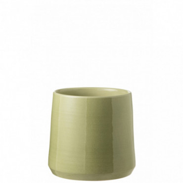Cache-pot Rond Ceramique Vert L