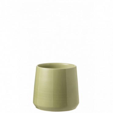 Cache-pot Rond Ceramique Vert M