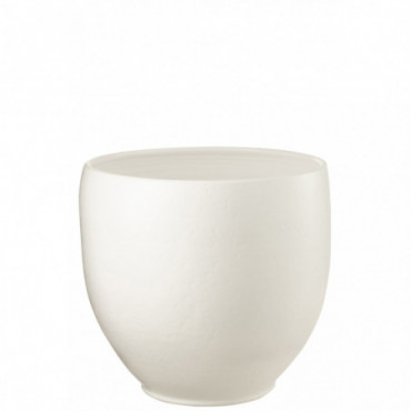 Pot de Fleurs Ying Céramique Blanc X-Large
