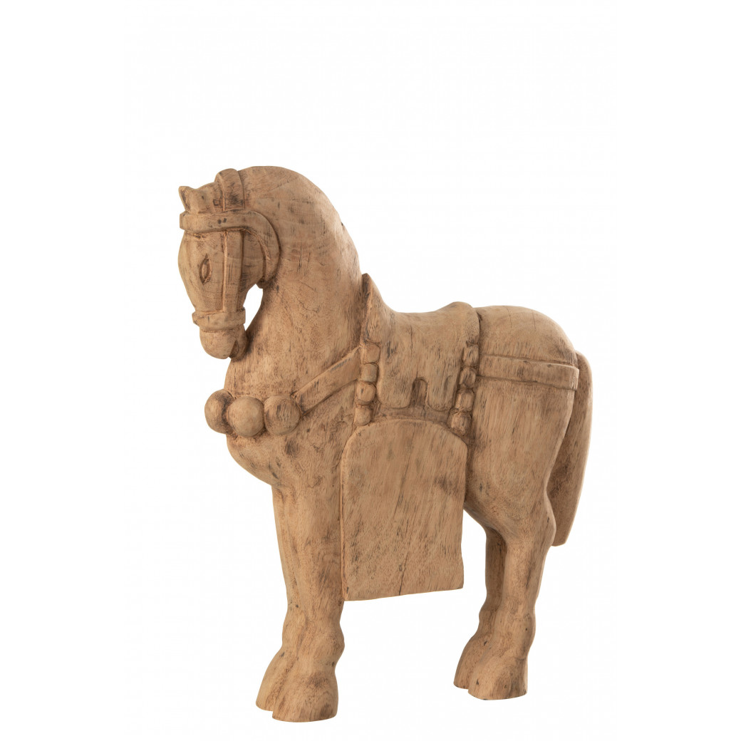 Cheval en bois, Figurine, Statue, Décoration intérieure