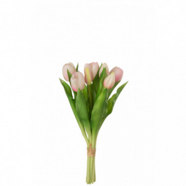 Bouquet Tulipes 7Pieces Pu Rose Pale S