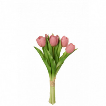 Bouquet Tulipes 7Pieces Pu Rose S
