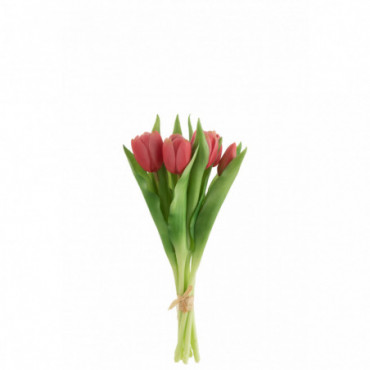 Bouquet Tulipes 7Pieces Pu Rose Vif S