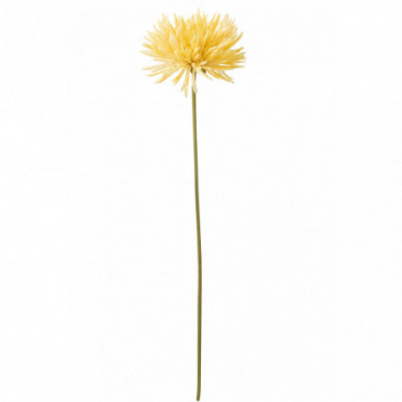 Chrysantheme Plastique Jaune Clair