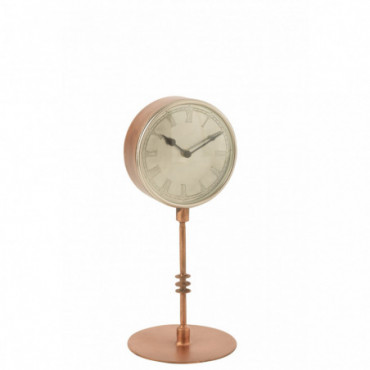 Horloge Sur Pied Antique Metal Cuivre S