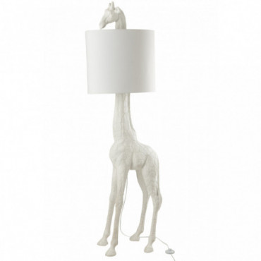 Lampe Giraphe Résine Blanc