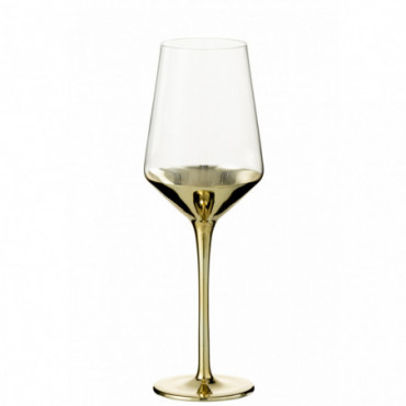Verre Vin Glass Gold/Clear