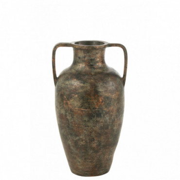 Vase 2 Anses Terracotta Mix L