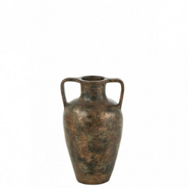 Vase 2 Anses Terracotta Mix S