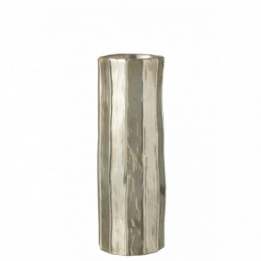 Vase Ary Clay Silver S