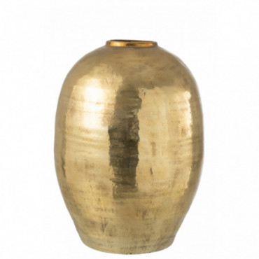 Vase Arya Metal Gold L