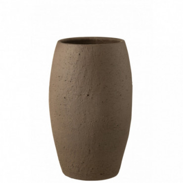 Vase Enya Ceramique Marron S